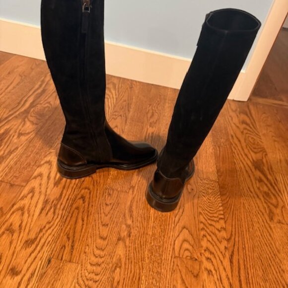 Knee High Suede and Leather boots - Picture 4 of 4